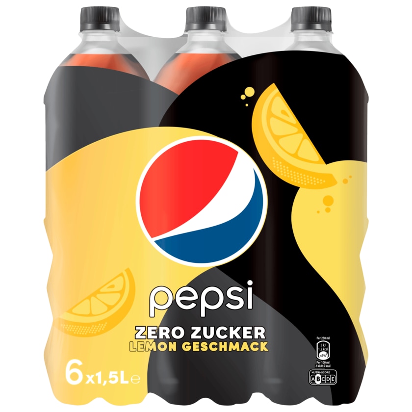 Pepsi Zero Zucker Lemon 6x1,5l